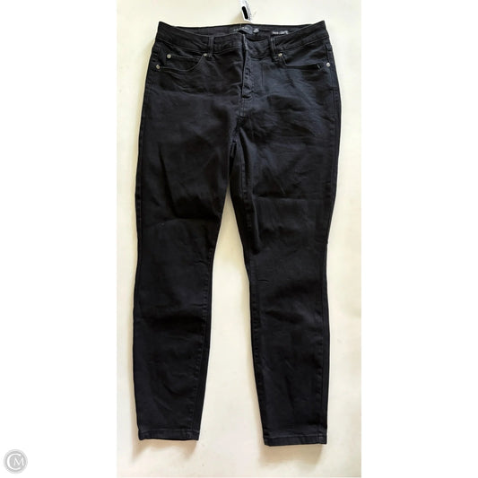 Jeans Skinny By Tahari In Black, Size: 14