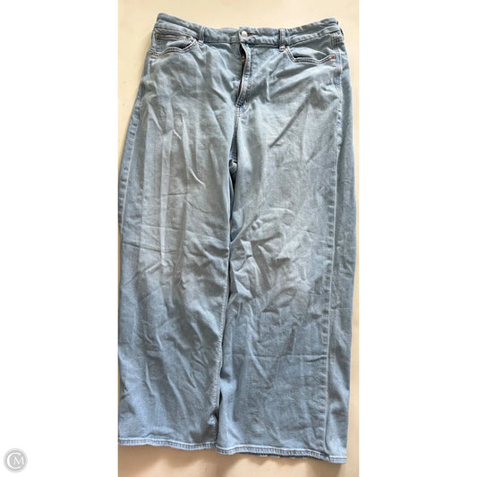 Jeans Wide Leg By American Eagle In Blue, Size: 18