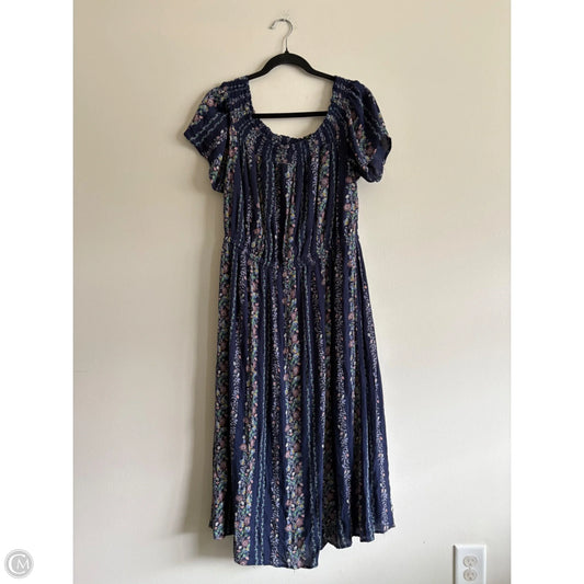 Dress Casual Maxi By Old Navy In Navy, Size: L