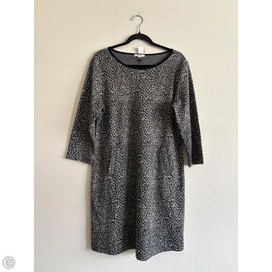 Dress Casual Midi By Tyler Boe In Animal Print, Size: L