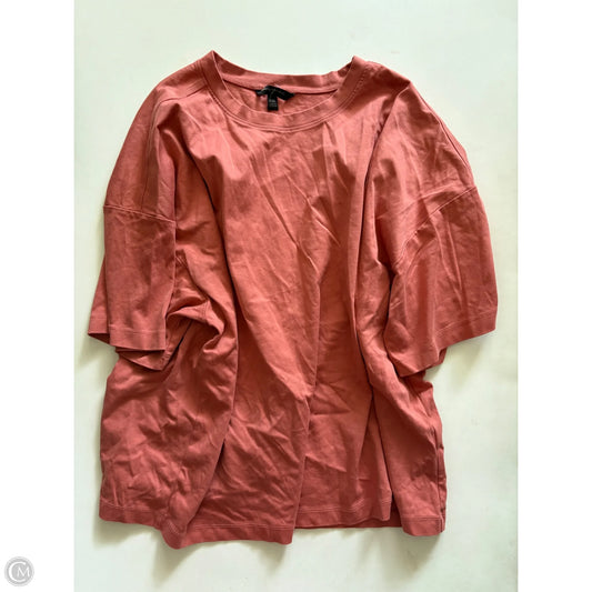 Top Short Sleeve By Banana Republic In Orange, Size: 2x