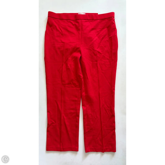 Pants Dress By Jules & Leopold In Red, Size: Xl