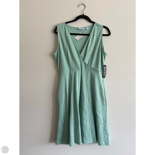 Dress Casual Midi By New York And Co In Green, Size: L