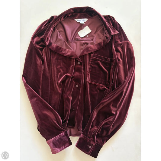 Top Long Sleeve By Old Navy In Maroon, Size: Xl