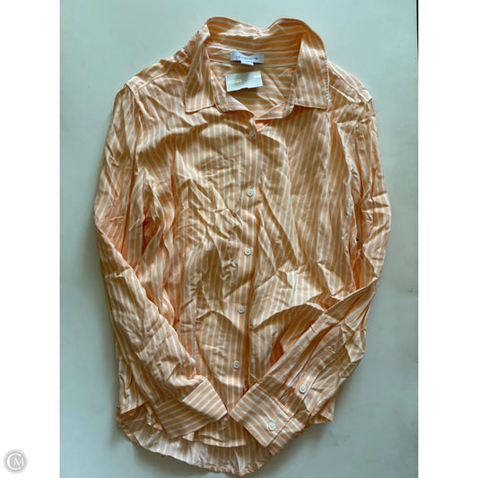 Top Long Sleeve By Liz Claiborne In Striped Pattern, Size: L
