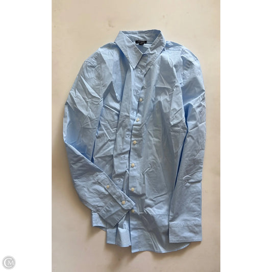 Top Long Sleeve By Ann Taylor In Blue, Size: 16