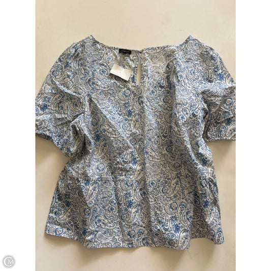Top Short Sleeve By Talbots In Floral Print, Size: 18