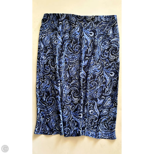 Skirt Maxi By Talbots In Blue, Size: 18