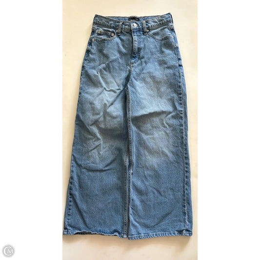 Jeans Wide Leg By Free Assembly In Blue, Size: 6