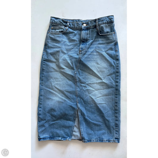 Skirt Maxi By Zara In Blue, Size: M