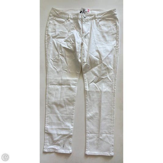 Jeans Boyfriend By Cabi In White, Size: 14