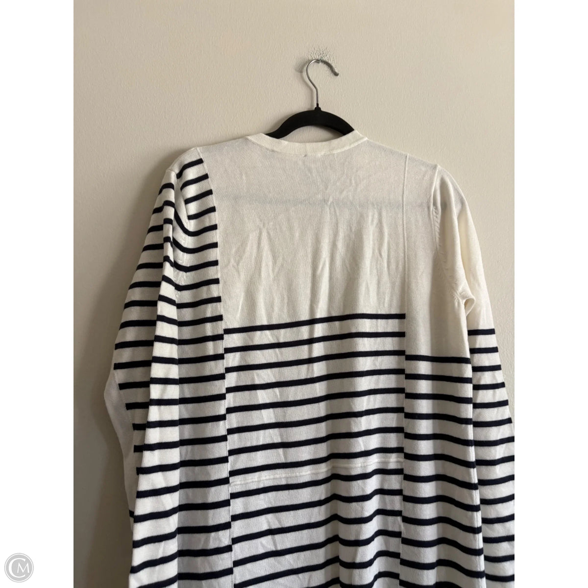 Sweater By Cabi In Striped Pattern, Size: L