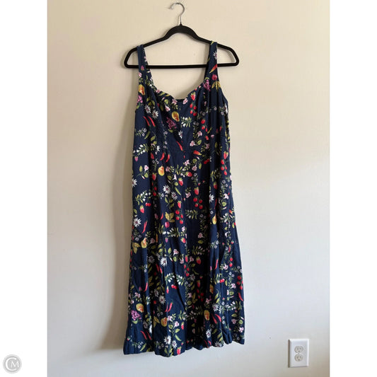 Dress Casual Maxi By Old Navy In Floral Print, Size: Xl