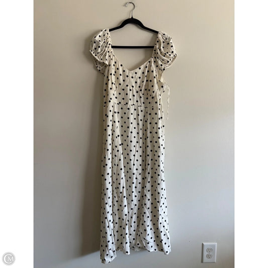 Dress Casual Maxi By Old Navy In Polkadot Pattern, Size: Xl