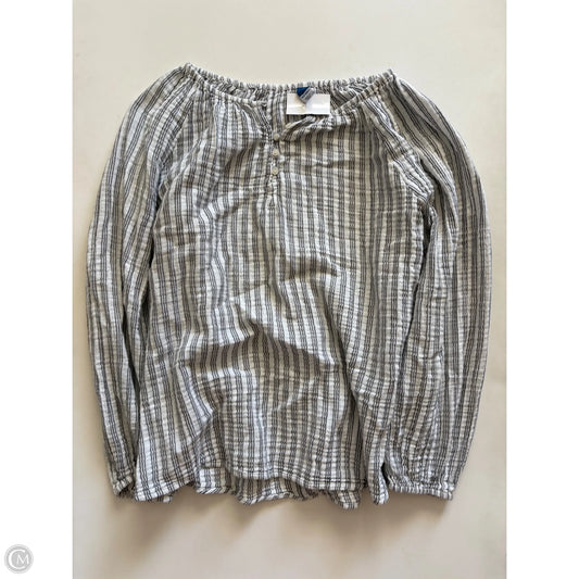 Top Long Sleeve By Old Navy In Striped Pattern, Size: L