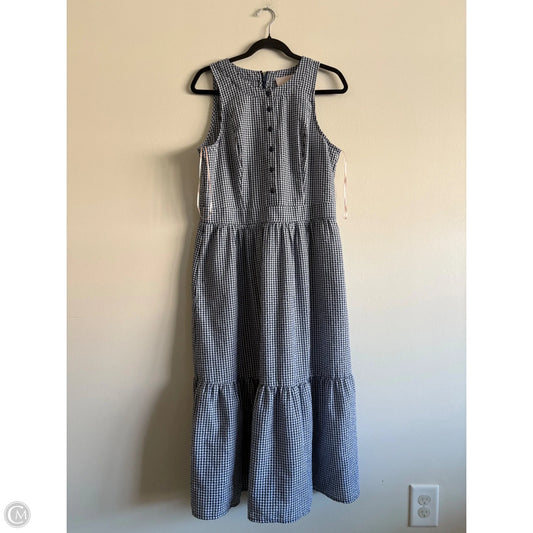 Dress Casual Maxi By Gal Meets Glam In Checkered Pattern, Size: 14