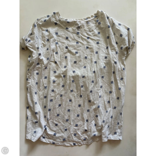 Top Short Sleeve By Sonoma In White, Size: 2x