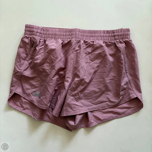 Athletic Shorts By Under Armour In Pink, Size: M