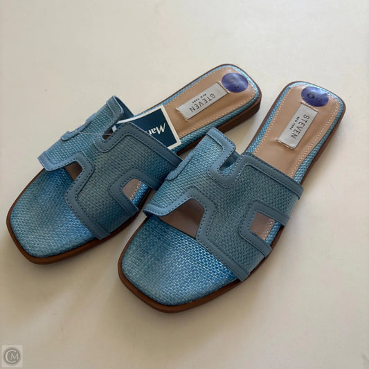 Sandals Flats By Steven New York In Blue, Size: 8.5