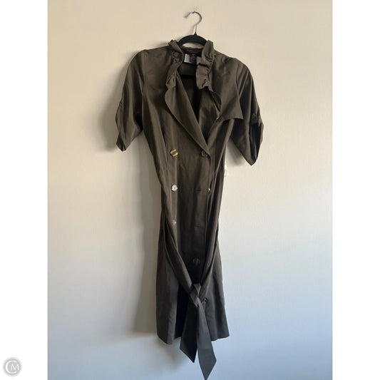 Dress Casual Midi By Signature By Robbie Bee In Green, Size: 12