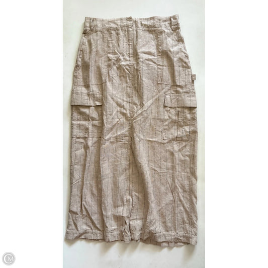 Skirt Maxi By Cato In Tan, Size: 10