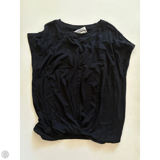 Top Short Sleeve By Time And Tru In Black, Size: M