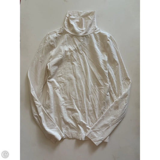 Top Long Sleeve By Loft In Cream, Size: Xs