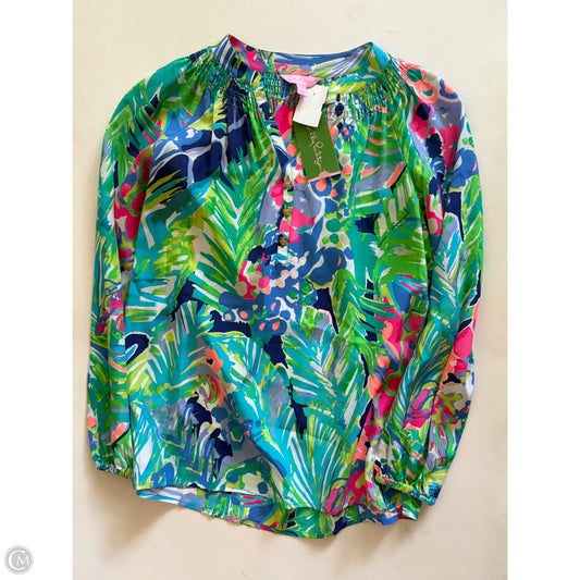 Blouse Designer By Lilly Pulitzer In Multi-colored, Size: Xxs