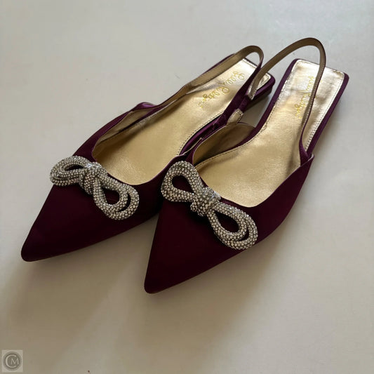 Shoes Designer By Lilly Pulitzer In Maroon, Size: 9.5