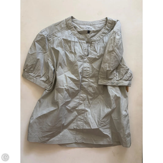 Top Short Sleeve By Blue Mountain In Green, Size: M