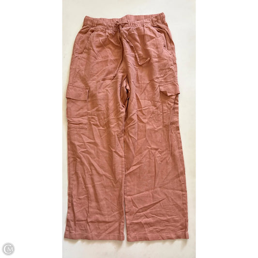 Pants Linen By Calligraphie In Orange, Size: S