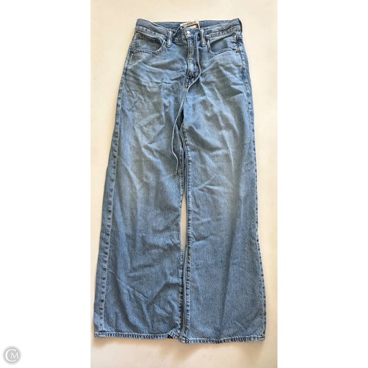 Jeans Wide Leg By Madewell In Blue, Size: 0