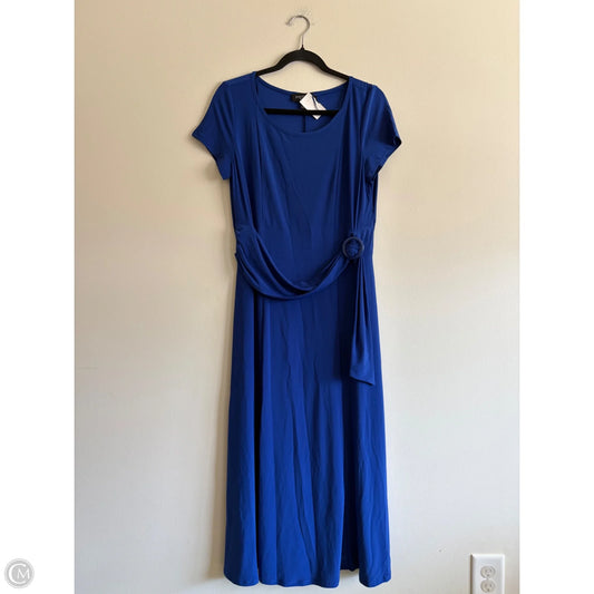 Dress Casual Maxi By Perceptions In Blue, Size: M