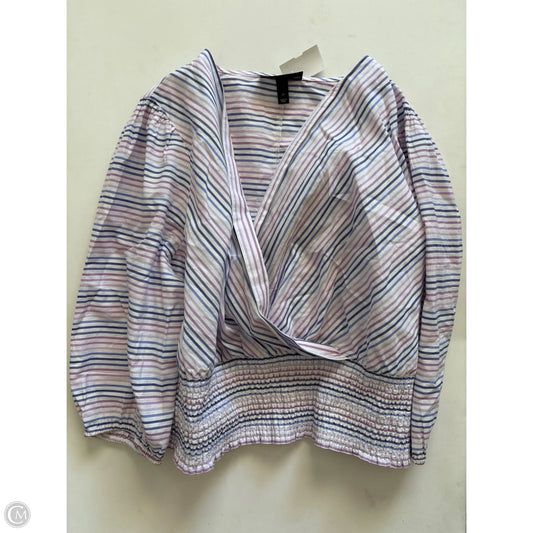 Top Long Sleeve By Lane Bryant In Striped Pattern, Size: 20