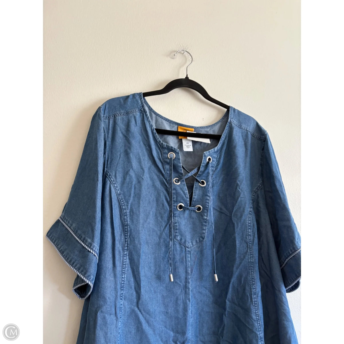 Dress Casual Midi By Ruby Rd In Blue, Size: 2x