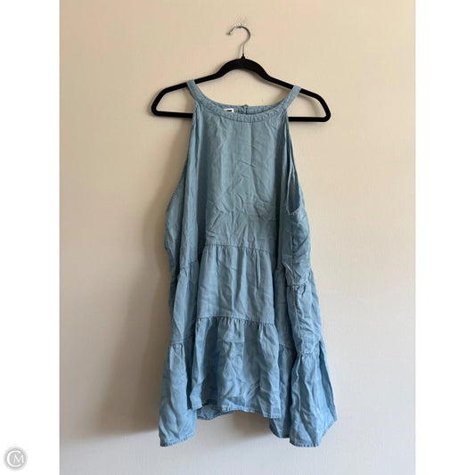 Top Sleeveless By Torrid In Blue, Size: 3x