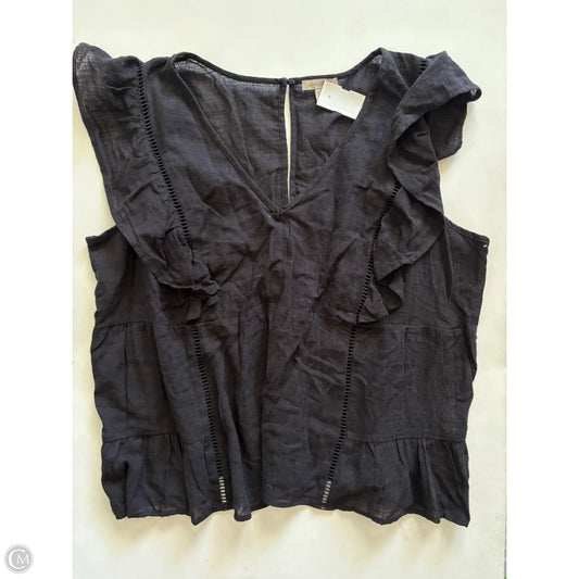 Top Short Sleeve By Wonderly In Black, Size: 3x
