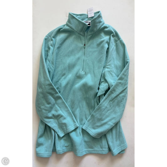 Sweatshirt Crewneck By Lands End In Blue, Size: 3x