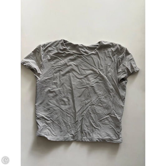 Top Short Sleeve By Wild Fable In Grey, Size: L