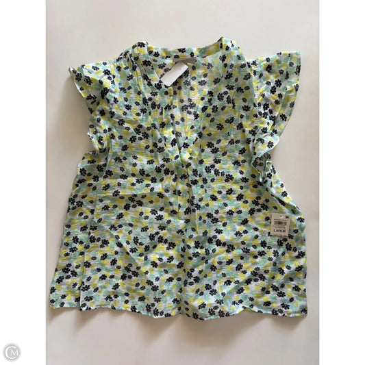 Top Short Sleeve By On 34th In Floral Print, Size: L