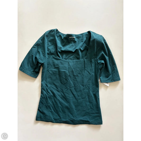 Top Short Sleeve By Old Navy In Green, Size: S
