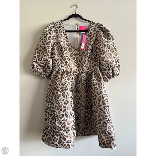 Dress Designer By Lilly Pulitzer In Animal Print, Size: 12