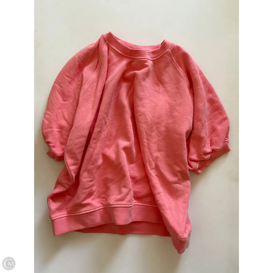 Sweatshirt Crewneck By Sunny In Peach, Size: M