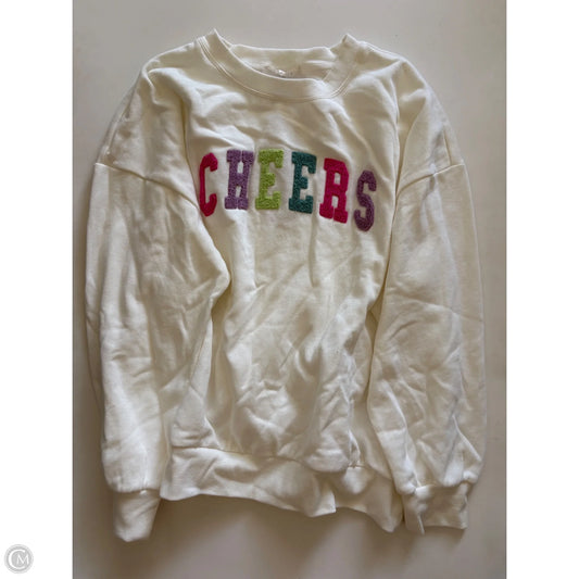 Sweatshirt Crewneck By Z Supply In White, Size: M