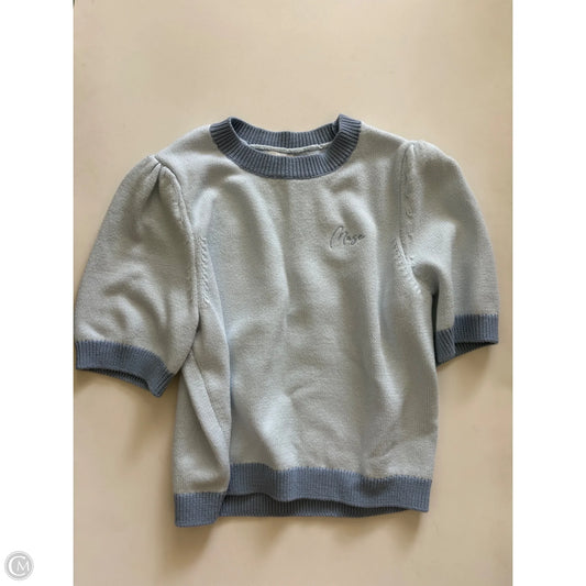 Sweater Short Sleeve By On 34th In Blue, Size: L