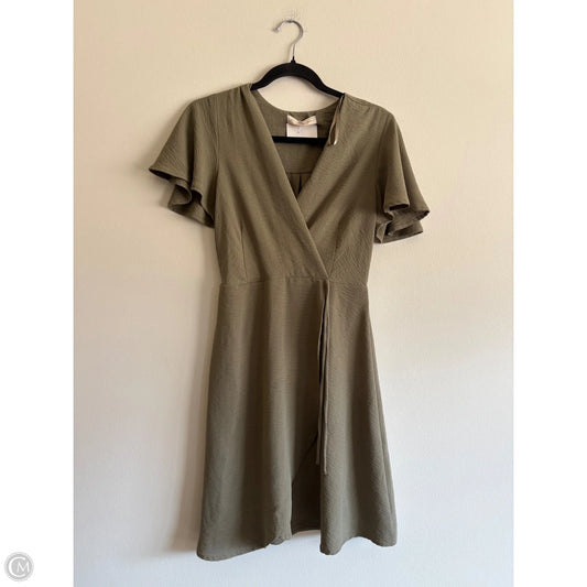 Dress Casual Midi By Monteau In Green, Size: S