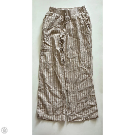Pants Linen By Briggs In Tan, Size: S