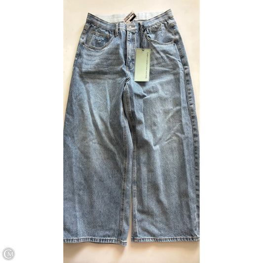 Jeans Wide Leg By SAIGB In Blue, Size: 14