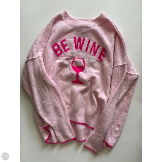 Sweater By Cece In Pink, Size: L