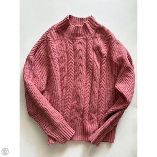 Sweater By Express In Orange, Size: L